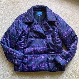 Simply Vera Vera Wang purple puffer jacket